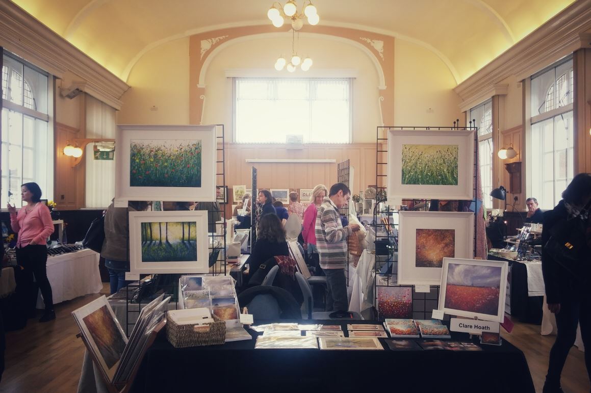 Upper Chamber shown hosting an art and craft fair