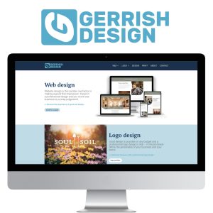 Gerrish Design specialises in Wordpress website design and creative logos