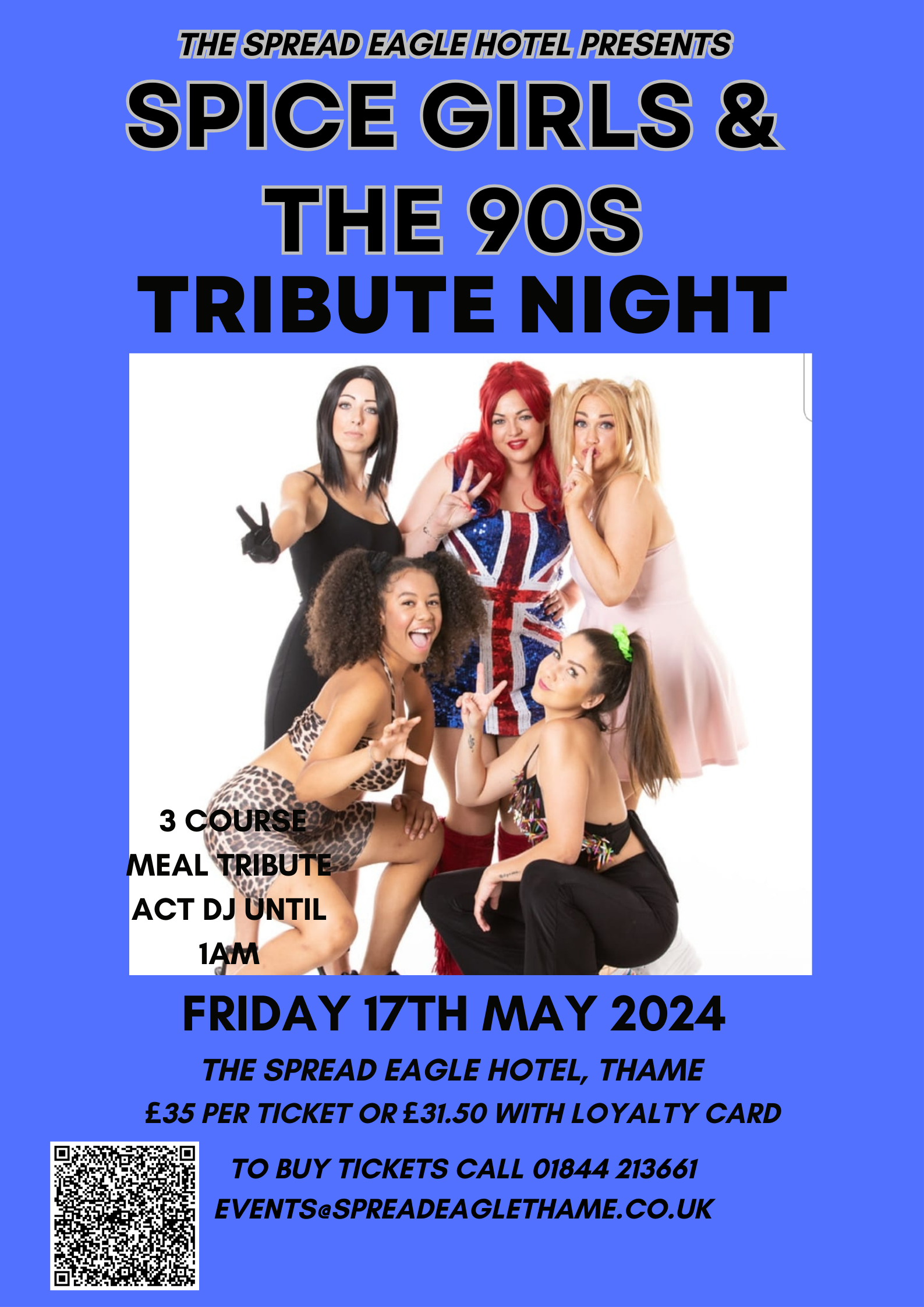 Spice Girls & The 90s Tribute Night at the Spread Eagle Hotel