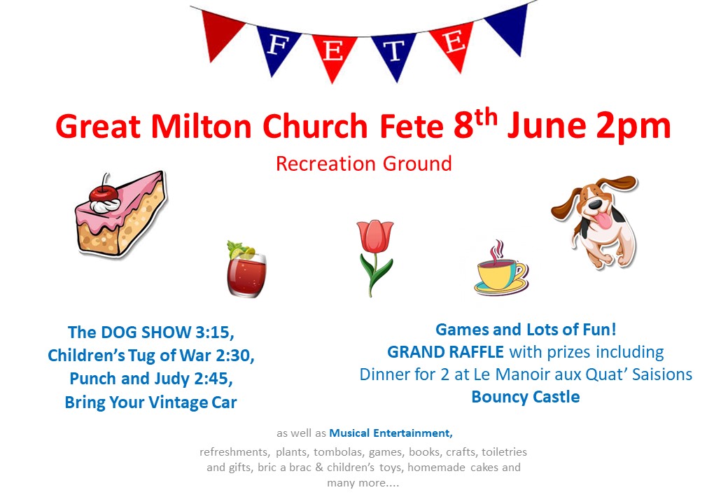 Great Milton Church Fete - Recreation Ground OX44 7NP