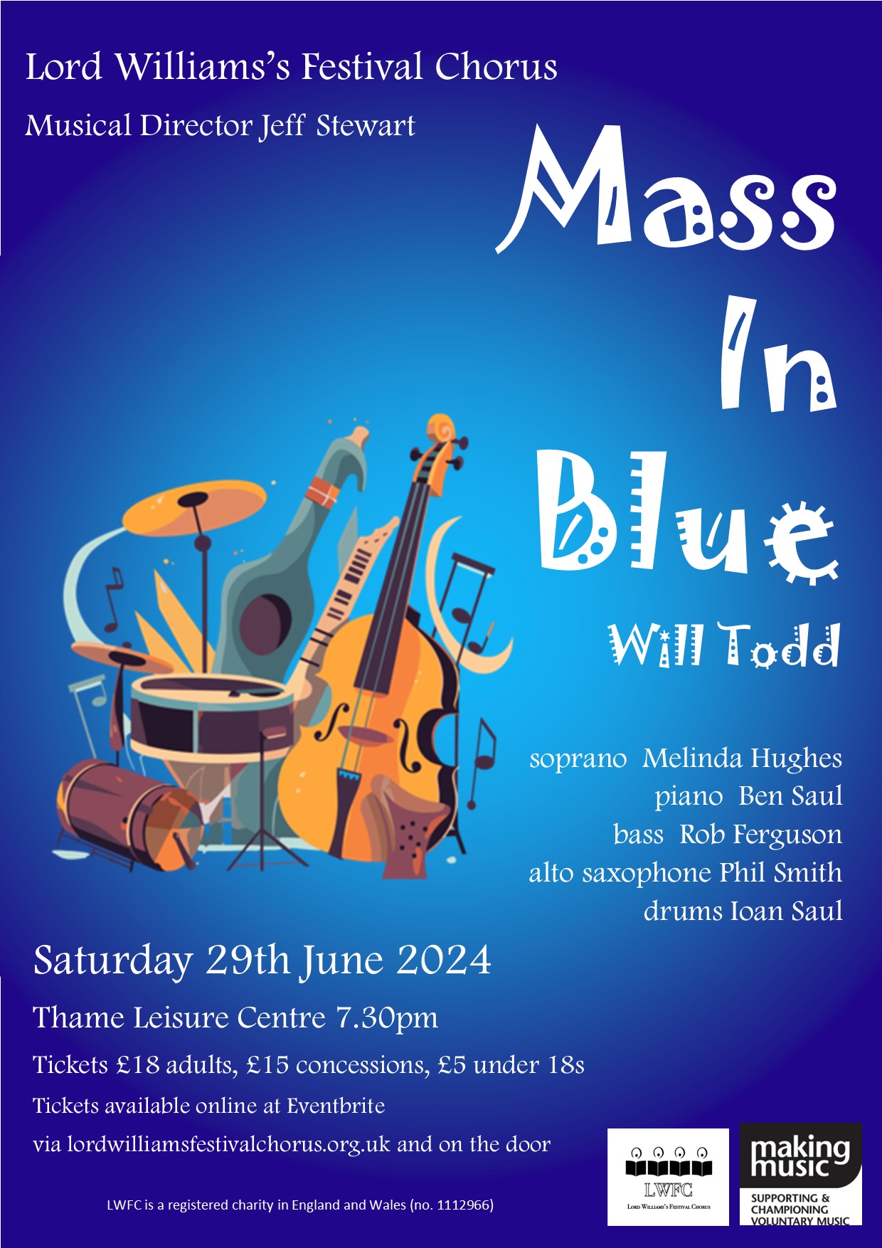 Mass in Blue by Will Todd